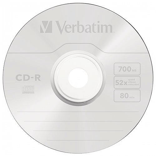 Verbatim 52x CD-R 700 MB, 52x, Extra Protection Surface, 25-er Spindel